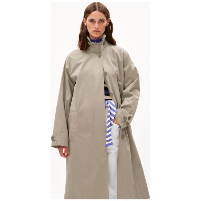 ARMEDANGELS VAANOISE - Damen Mantel Relaxed Fit aus Bio-Baumwolle