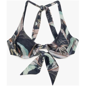 Bikini Top Cross Back with Wires FORTUNEI Recycled Print