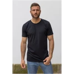 DIRTS Herren vegan Multipack T-Shirt Premium Slim 2.0 Schwarz