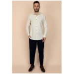 De IONESCU Bio-100% Hanf Shirt Herren Langarm Hemd, Regular Fit, Vegan, Oxford-Kragen