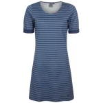 Elkline Damen Kleid Makemyday | Streifen Kurzarm Jerseykleid Sweatkleid