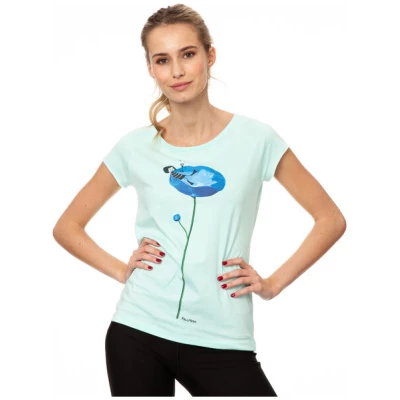 FellHerz Damen T-Shirt Swimming Pool moonlight jade bio & fair & vegan