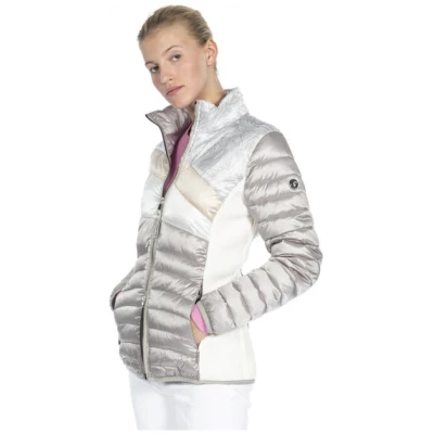 Green Goose Jacke Colorblocking mit Bogenstepp "Bright recycled"