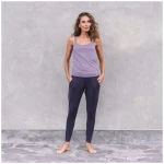 Jaya MICHELLE - Damen - lockeres Top für Yoga aus Biobaumwolle