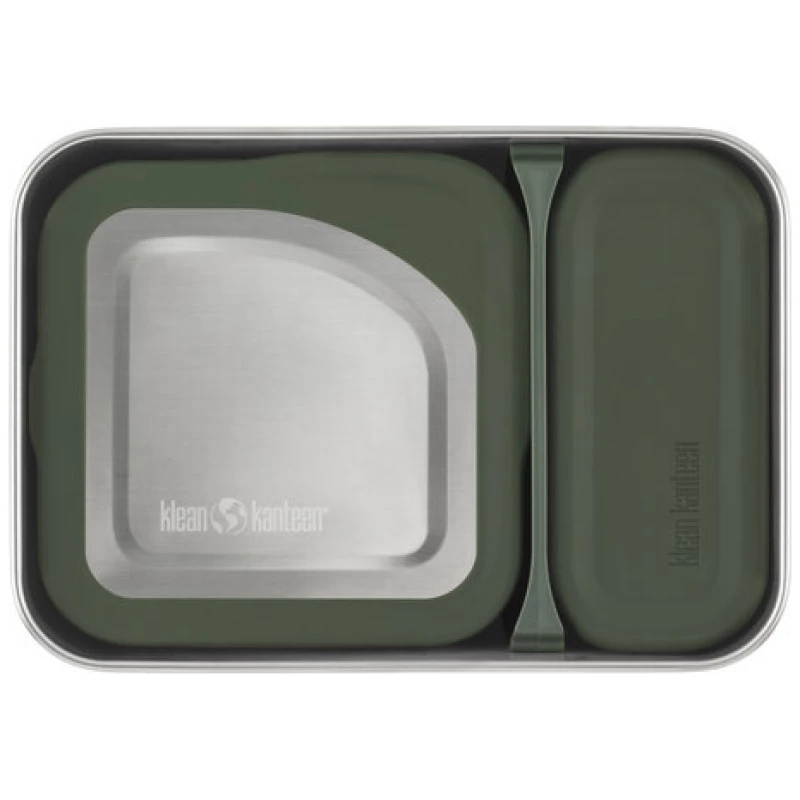 Klean Kanteen Essensbehälter Lunchbox Rise 3er Set auslaufsicher - 90% Recycling-Edelstahl