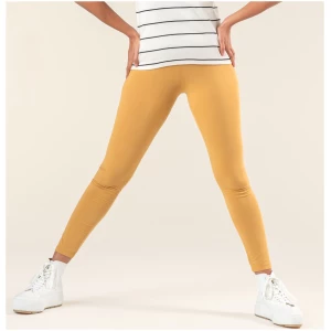 LIVING CRAFTS - Damen Leggings - Beige (93% Bio-Baumwolle; 7% Elasthan), Nachhaltige Mode, Bio Bekleidung