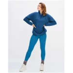 LIVING CRAFTS - Damen Leggings - Blau (92% Bio-Baumwolle; 8% Elasthan), Nachhaltige Mode, Bio Bekleidung
