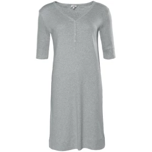 LIVING CRAFTS - Damen Nachthemd - Grau (100% Bio-Baumwolle), Nachhaltige Mode, Bio Bekleidung