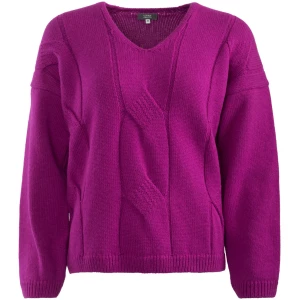 LIVING CRAFTS - Damen Pullover - Pink (65% Bio-Baumwolle; 35% Bio-Wolle), Nachhaltige Mode, Bio Bekleidung