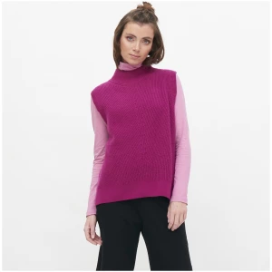 LIVING CRAFTS - Damen Pullunder - Pink (65% Bio-Baumwolle; 35% Bio-Wolle), Nachhaltige Mode, Bio Bekleidung