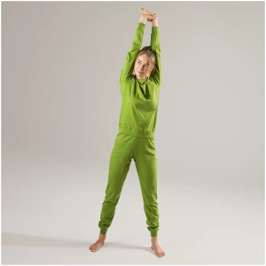 LIVING CRAFTS - Damen Schlafanzug - Grün (100% Bio-Baumwolle), Nachhaltige Mode, Bio Bekleidung