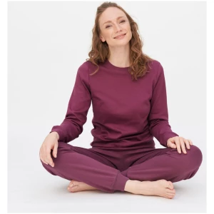LIVING CRAFTS - Damen Schlafanzug - Rot (100% Bio-Baumwolle), Nachhaltige Mode, Bio Bekleidung