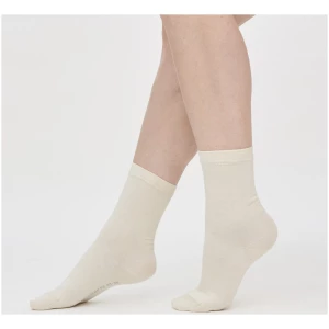 LIVING CRAFTS - Damen Socken, 2er-Pack - Beige (98% Bio-Baumwolle; 2% Elasthan), Nachhaltige Mode, Bio Bekleidung