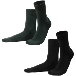 LIVING CRAFTS - Damen Socken, 2er-Pack - Grün (90% Bio-Baumwolle; 8% Polyamid; 2% Elasthan), Nachhaltige Mode, Bio Bekleidung
