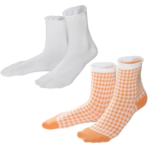 LIVING CRAFTS - Damen Socken, 2er-Pack - Mehrfarbig (98% Bio-Baumwolle; 2% Elasthan), Nachhaltige Mode, Bio Bekleidung