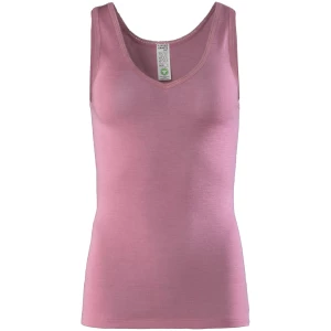 LIVING CRAFTS - Damen Unterhemd - Pink (70% Bio-Wolle; 30% Seide), Nachhaltige Mode, Bio Bekleidung