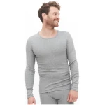 LIVING CRAFTS - Herren Langarm-Shirt - Grau (100% Bio-Baumwolle), Nachhaltige Mode, Bio Bekleidung