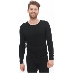 LIVING CRAFTS - Herren Langarm-Shirt - Schwarz (100% Bio-Baumwolle), Nachhaltige Mode, Bio Bekleidung