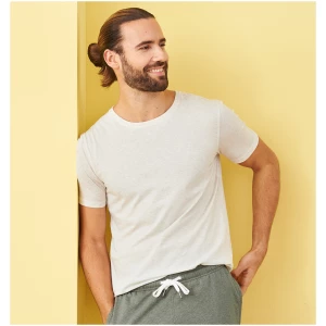 LIVING CRAFTS - Herren T-Shirt, 2er-Pack - Beige (100% Bio-Baumwolle), Nachhaltige Mode, Bio Bekleidung
