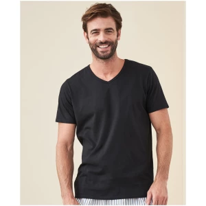 LIVING CRAFTS - Herren T-Shirt, 2er-Pack - Schwarz (100% Bio-Baumwolle), Nachhaltige Mode, Bio Bekleidung