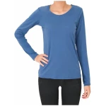 Leela Cotton Damen Langarmshirt 5 Farben Bio-Baumwolle Oberteil T-Shirt