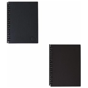 LindDNA A5 Notizbuch - Paper Block - Notebook - aus recyceltem Leder