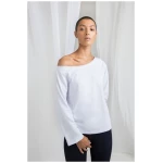 Mantis Damen T-Shirt Flash Dance Sweatshirt weiter Schulterfreier Ausschnitt