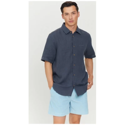 Mazine Lockeres Hemd - Leland Linen Shirt - aus Leinen