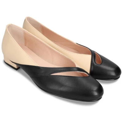 Nae Vegan Shoes NAE - Deme Schwarze Vegane Ballerinas aus AppleSkin