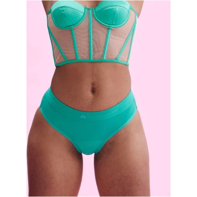 Perioden Panty Slip 2.0 Extra Strong caribbean green