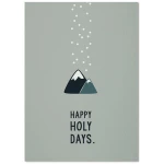 Postkarte Happy Holy Days