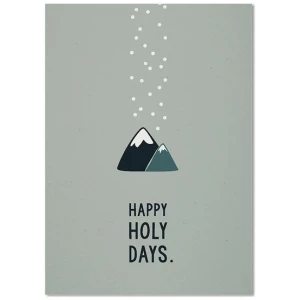 Postkarte Happy Holy Days