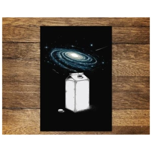 Postkarte Modell: "Milky Galaxy"