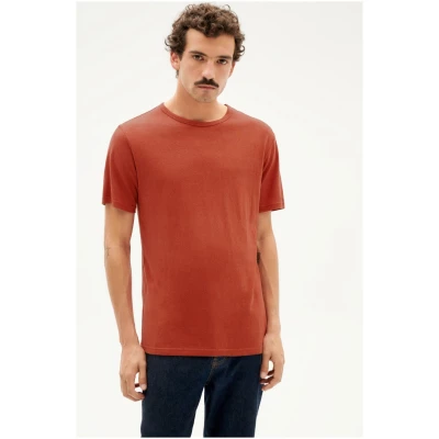 Thinking MU Herren vegan T-Shirt Lightweight Rot