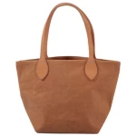Uashmama Italienische Handtasche/Shopper Totty S oder L - aus Zellulose im Lederlook