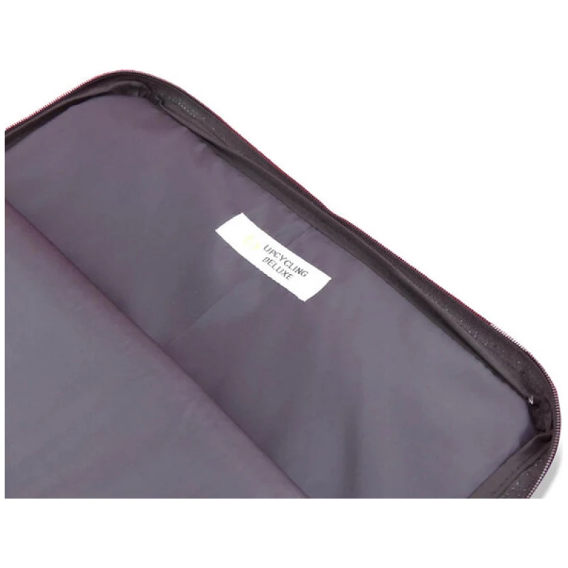 Upcycling Deluxe Laptophülle Sleeve Krob 13" (34 x 24 cm) aus Zement-/ Fischfutter-/ Reissack