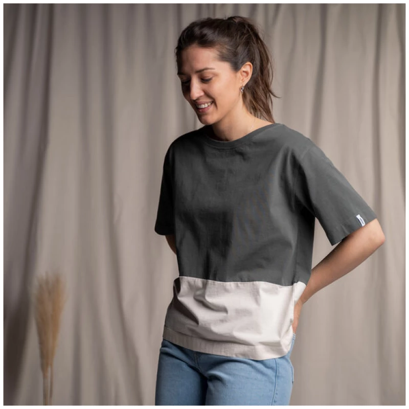 Vresh Clothing Jenniv - Loose T-Shirt aus Biobaumwolle