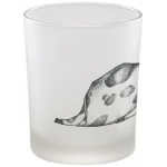 Windlicht "Rita" von LIGARTI | handbedrucktes Teelicht | Kerzenhalter | Kerzenglas