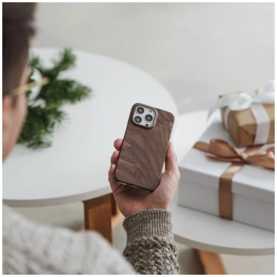 Woodcessories iPhone Hülle EcoSlim aus Holz mit Panzerglas