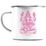 YogiCompany Ganesha - Emaille Tasse