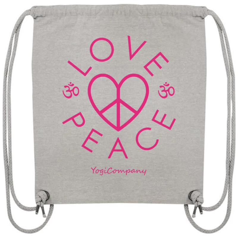YogiCompany Love & Peace Turnbeutel