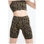 boochen Bike Shorts in Leopard Print