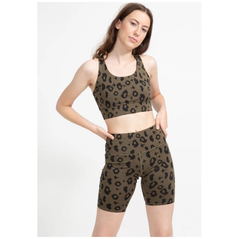 boochen Bike Shorts in Leopard Print