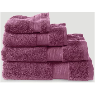 hessnatur Handtuch aus Bio-Frottee - rosa - Größe 100x180 cm