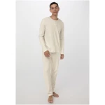 hessnatur Herren Pyjama Regular PURE NATURE aus Bio-Baumwolle - natur - Größe 48