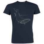 roots of compassion Wal T-Shirt bio & fair & vegan - gerader Schnitt - Tiere, Natur, Meer, Ocean, Beach