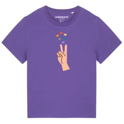 watapparel T-Shirt Frauen Spread Love