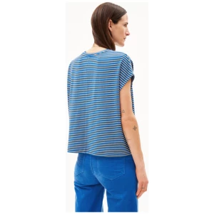 ARMEDANGELS JAANISA MINI STRIPE - Damen T-Shirt Oversized Fit aus Bio-Baumwoll Mix