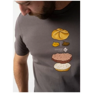 Bavarian Caps T-Shirt Bavarian Burger - Anthrazit