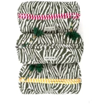 KIKOONI handgefertigte Kosmetiktasche "Desert Zebra"